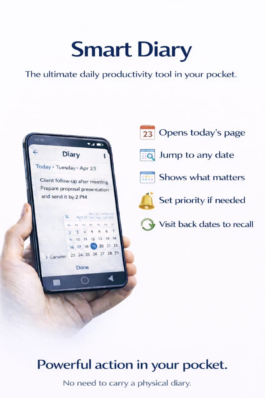 Smart Diary Interface
